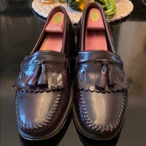 Bass Burgundy Leather Loafers - 12 D